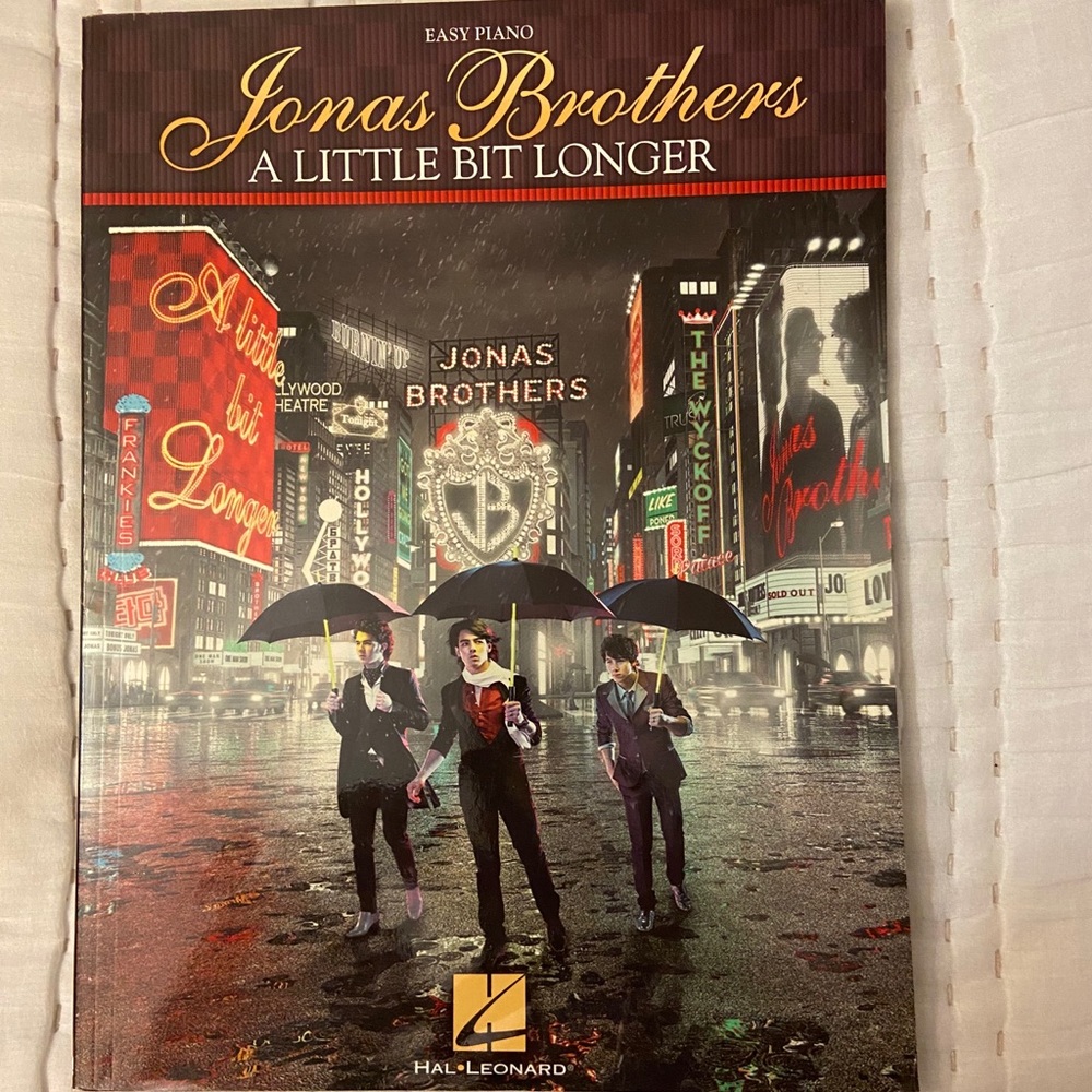 A Little Bit Longer Jonas Brothers Music Book